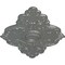 Ekena Millwork Piedmont Ceiling Medallion (Fits Canopies up to 6 1/2"), 67 1/8"W x 48 5/8"H x 1 7/8"P, Silver CM67PESLS - alternate 2